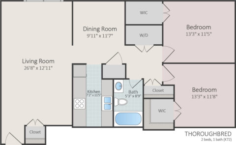 2 Bed / 1 Bath / 1,000 ft² / Availability: Please Call / Deposit: $300 / Rent: $985