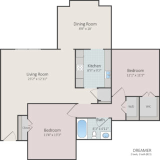 2 Bed / 1 Bath / 900 ft² / Availability: Please Call / Deposit: $300 / Rent: $935